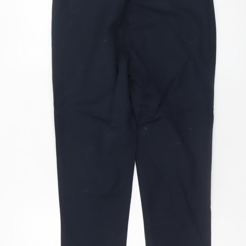 Kew 159 Women's Navy Blue UK 10 Slim Trousers Smart Casual