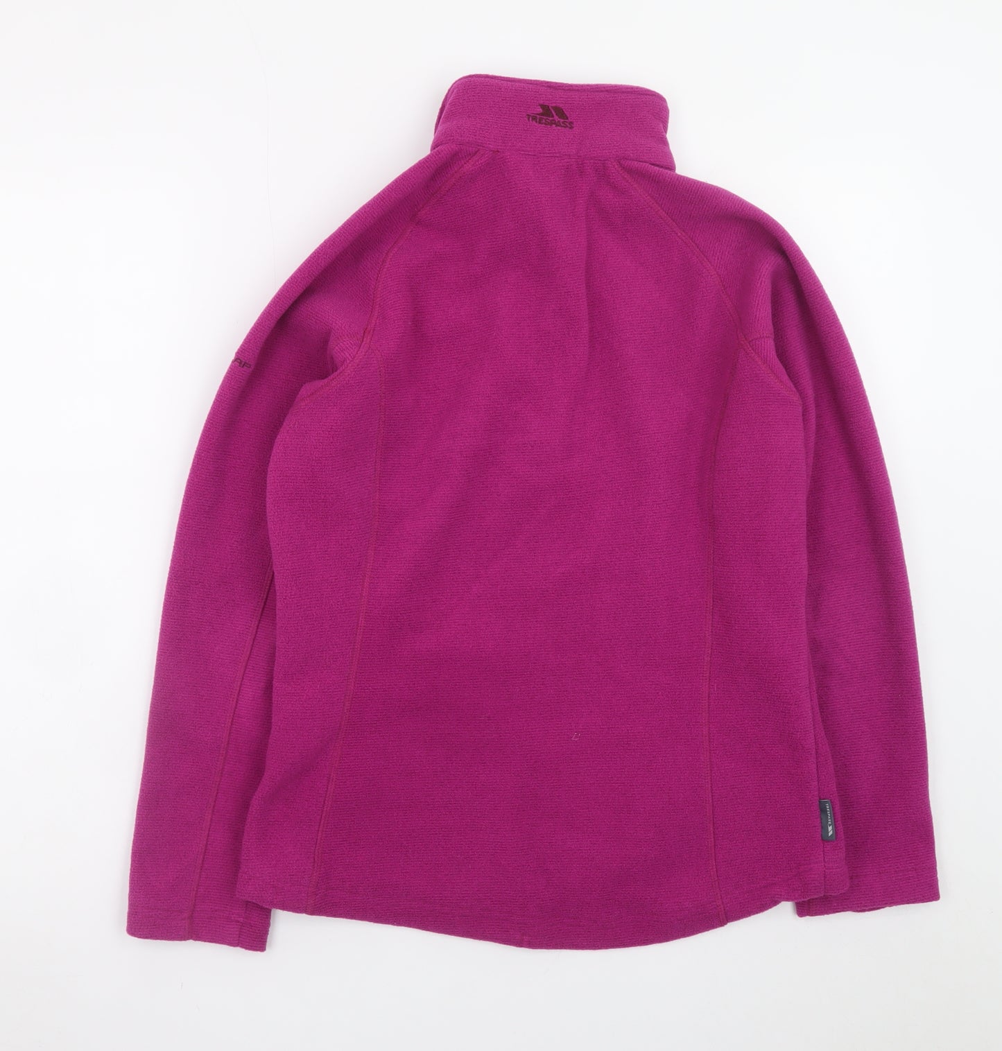 Trespass Women’s Pink Fleece Pullover Sweatshirt Size S with 1/2 Zip