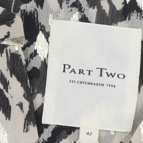 Part Two Womens Multicoloured A-Line Dress Size 14