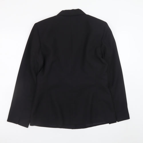Le Suit Women's Black Size 8 Single-Breasted Blazer Jacket
