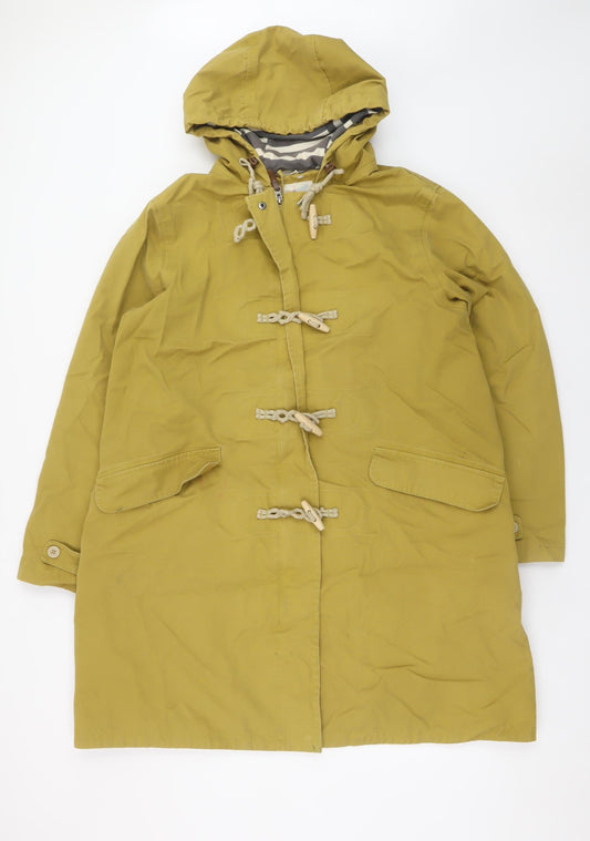 Seasalt Cornwall Women's Yellow Waterproof Long Rain Coat UK 18
