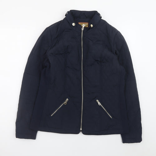 Marks and Spencer Women's Navy Quilted Jacket Size 14