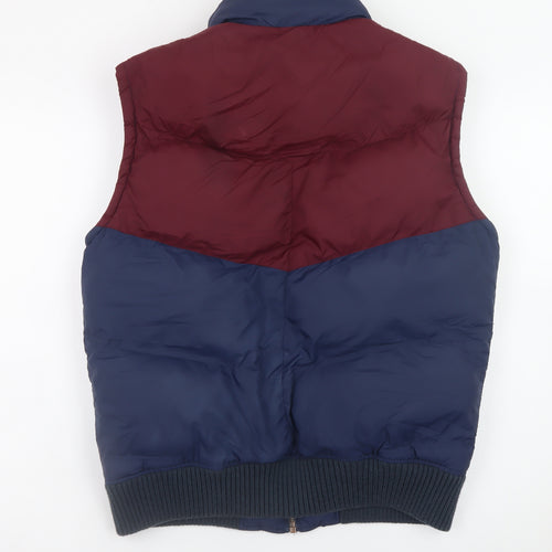 SoulCal & Co Men's Multicoloured Padded Zip Vest Medium