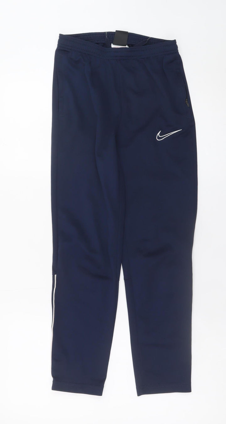 Nike Boys Blue Dri-FIT Jogger Trousers L 147-158cm Sportswear