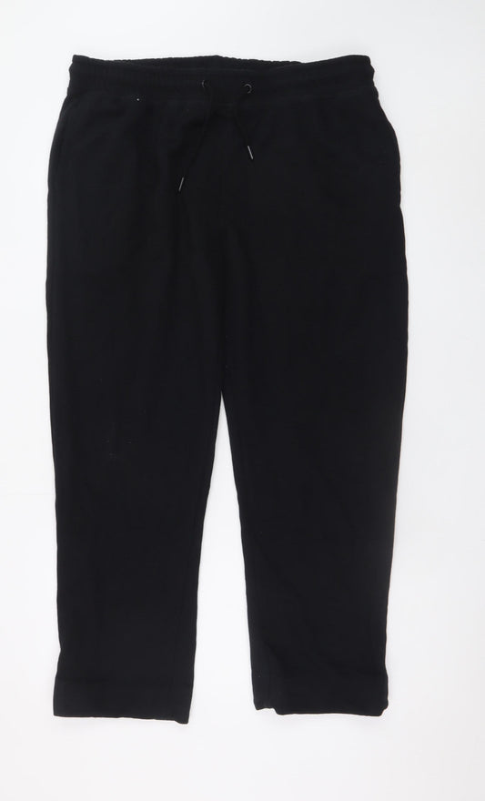 Dunnes Stores Men's Black XL Sweatpants Fleece Elastic Waist