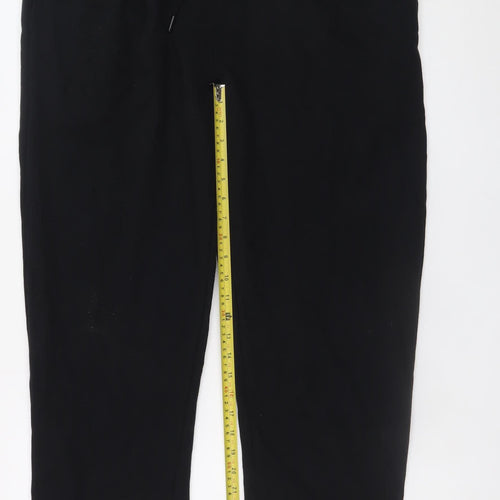 Dunnes Stores Men's Black XL Sweatpants Fleece Elastic Waist