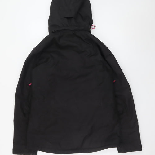 Surfanic Womens Black Ski Jacket Small Waterproof Hooded Coat