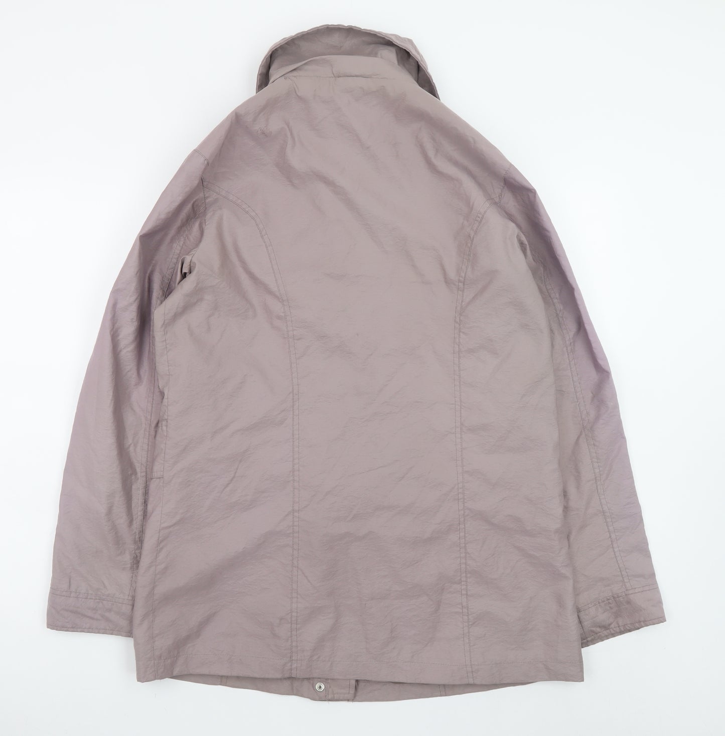 Harvey & Jones Women’s Purple Mid-Length Water Resistant Jacket UK 14
