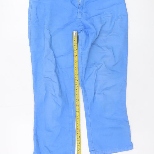 Dunnes Women’s Blue Straight Leg Jeans Size 10 Regular Fit