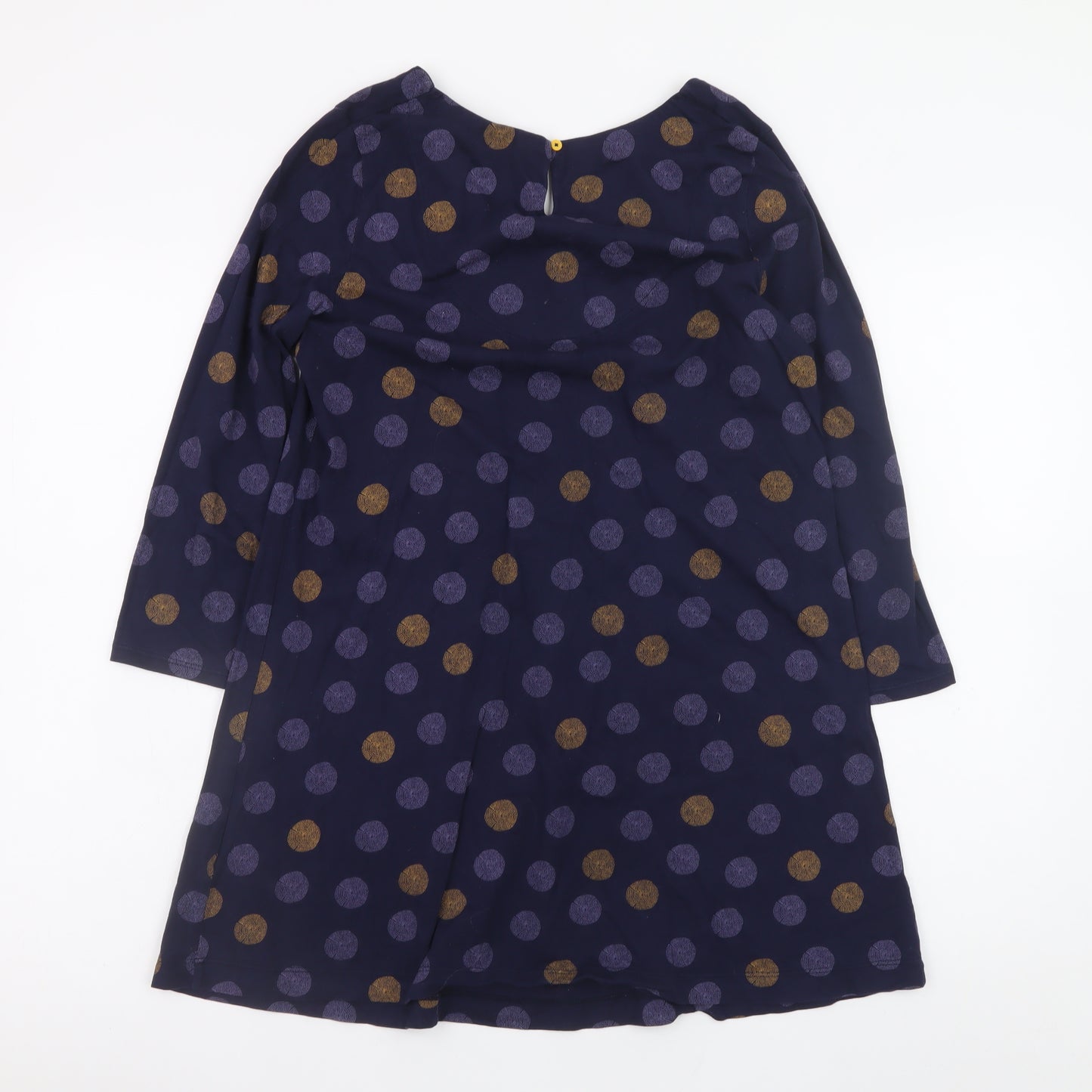 White Stuff Women’s Blue Polka Dot A-Line Dress Size 12