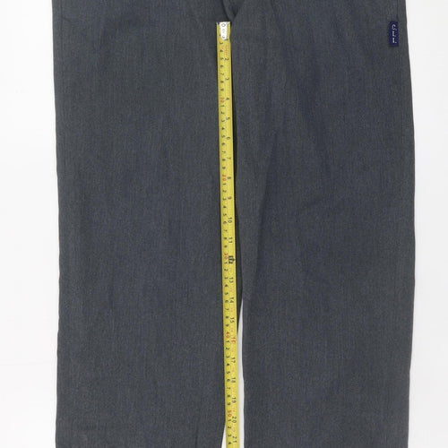 Hunter Men Grey Regular Fit Chino Trousers 32x32