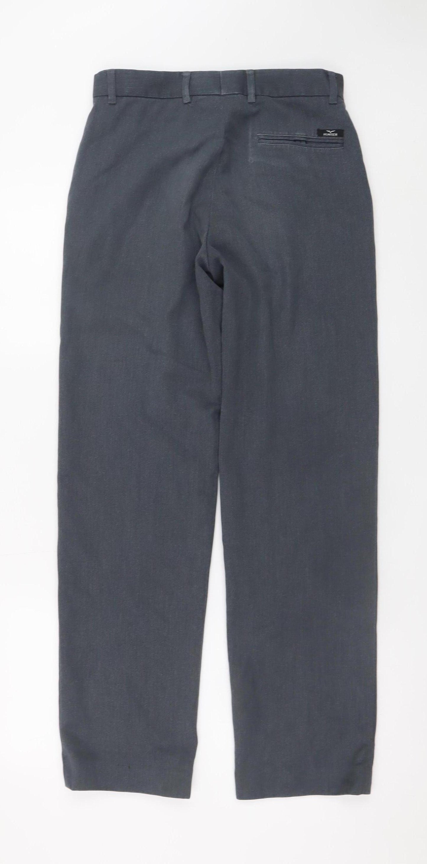 Hunter Men Grey Chino Trousers 30x32 Regular Fit