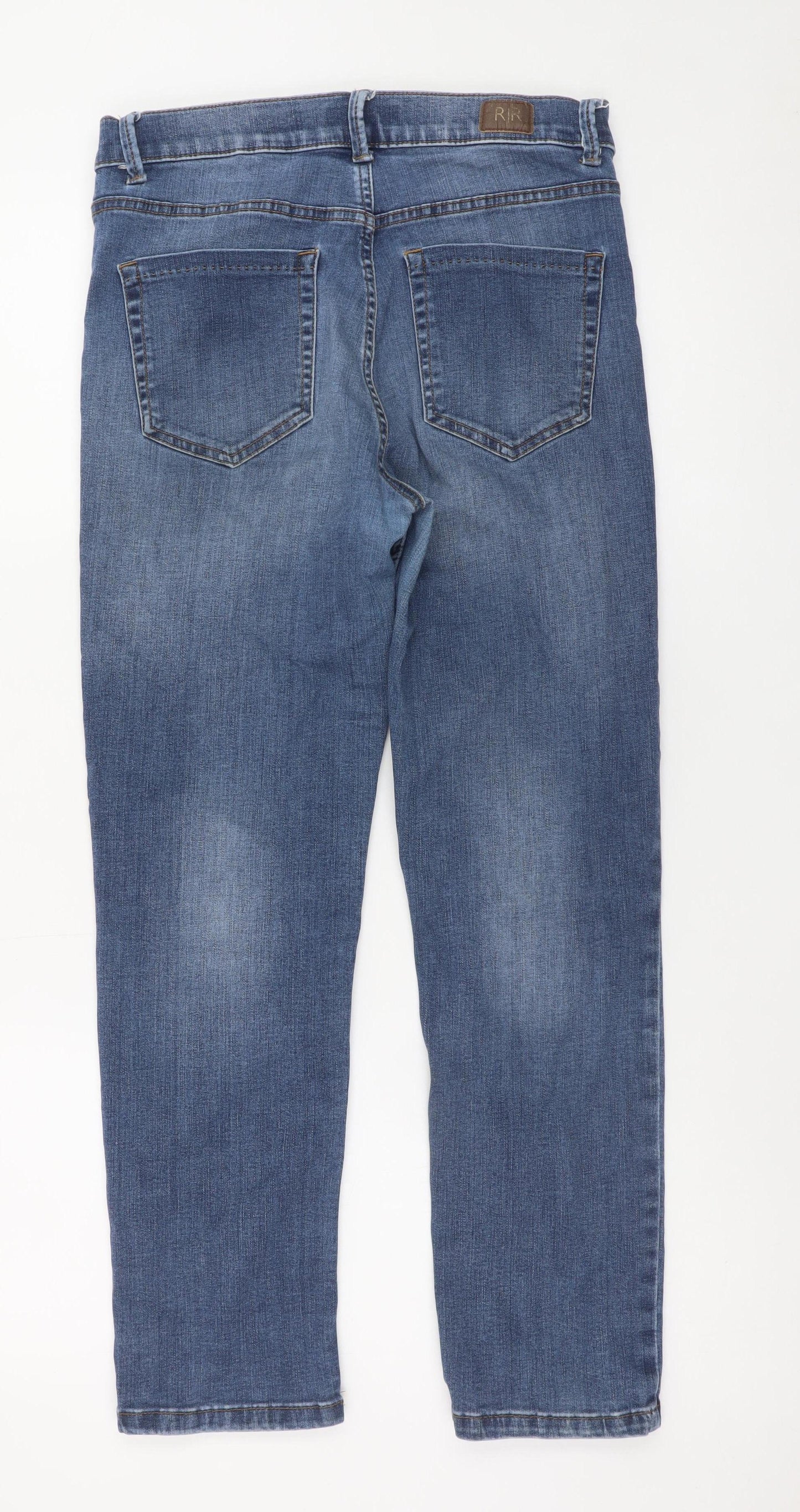 RJR John Rocha Women's Blue Straight Leg Jeans Size 12 Regular