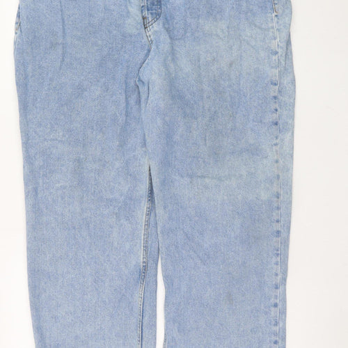 ASOS Design Women’s Blue High Rise Straight Jeans Size 36/30