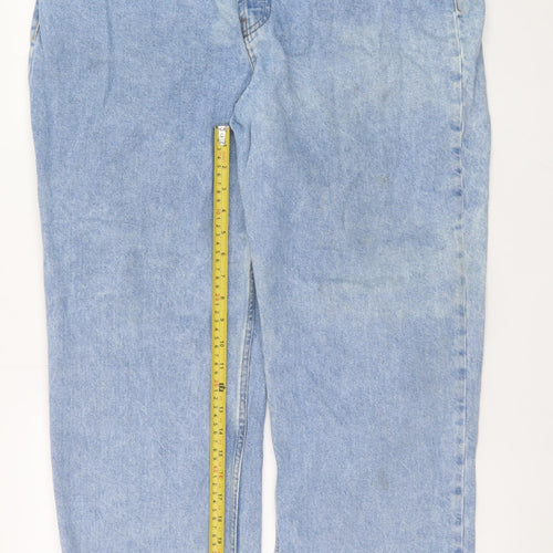 ASOS Design Women’s Blue High Rise Straight Jeans Size 36/30