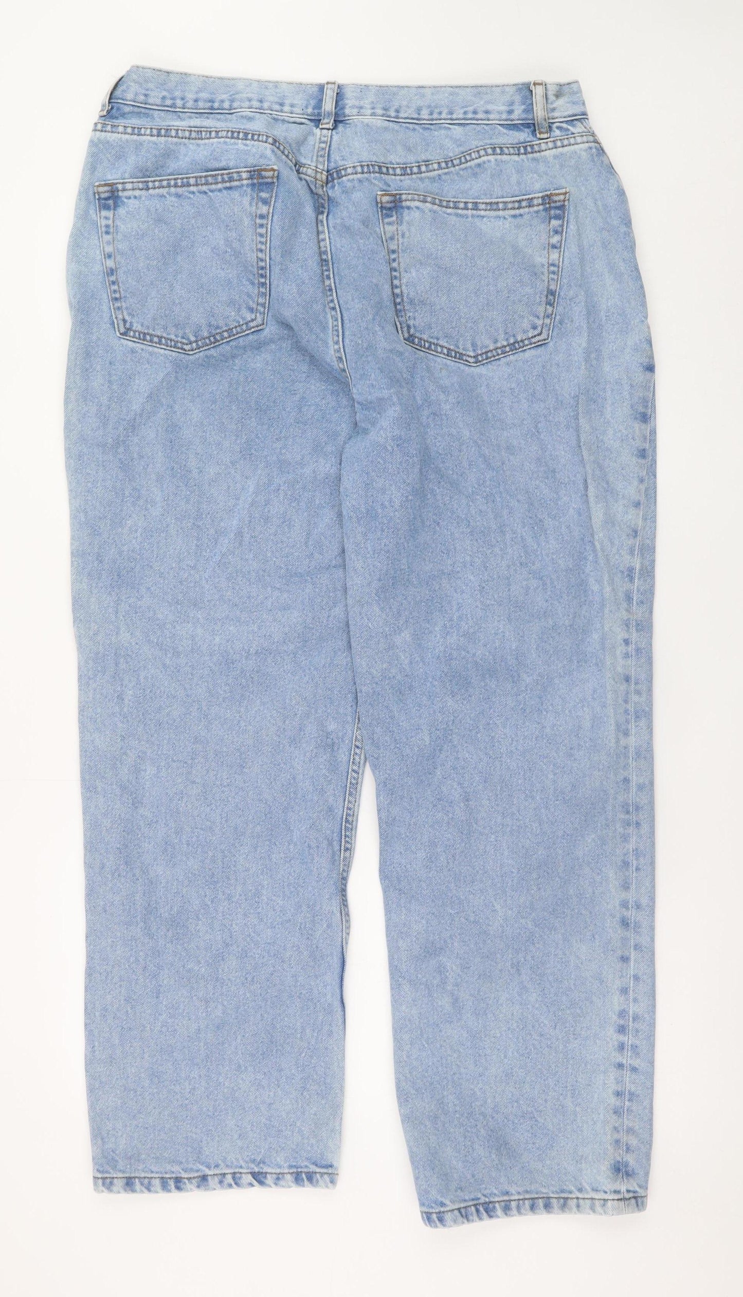 ASOS Design Women’s Blue High Rise Straight Jeans Size 36/30