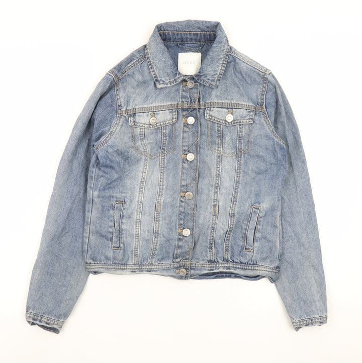 Next Teens Blue Denim Jacket 13yrs Cotton Casual Classic