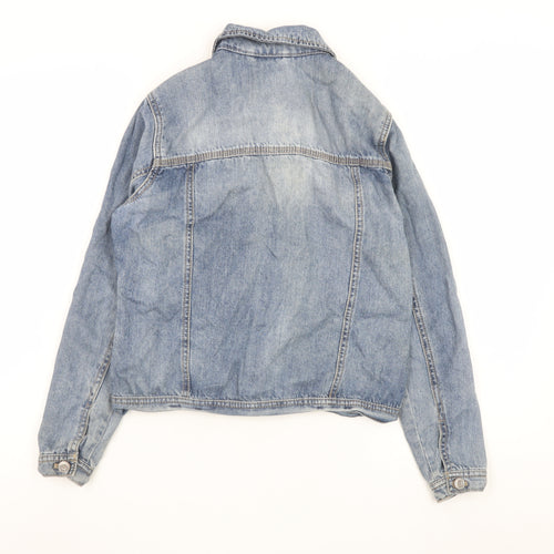 Next Teens Blue Denim Jacket 13yrs Cotton Casual Classic