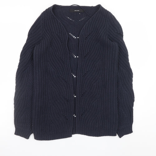 Vero Moda Women's Blue Chunky-Knit Open Cardigan XS