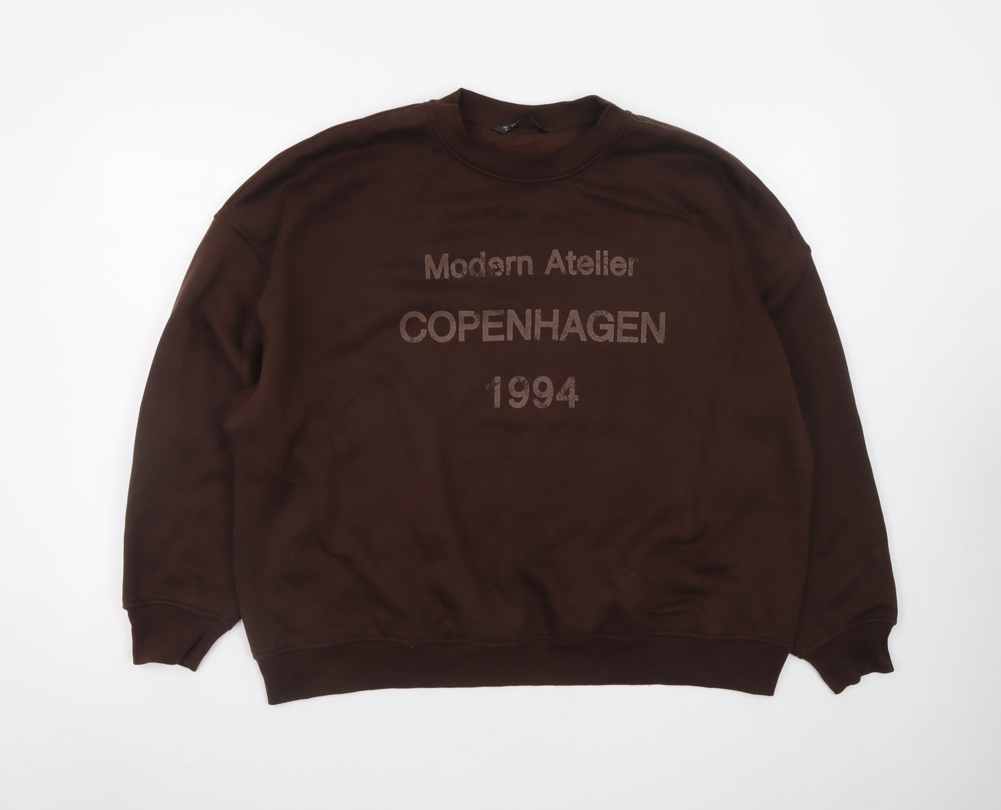 Dunnes Stores Women’s Brown Pullover Sweatshirt XL Relaxed Fit Copenhagen 1994
