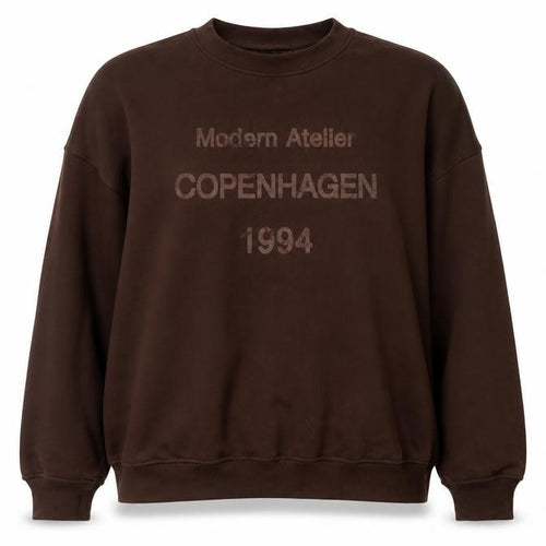 Dunnes Stores Women’s Brown Pullover Sweatshirt XL Relaxed Fit Copenhagen 1994