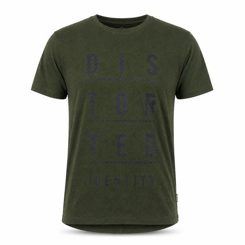 Jack & Jones Men's Green Graphic Print Crew Neck T-Shirt Size L