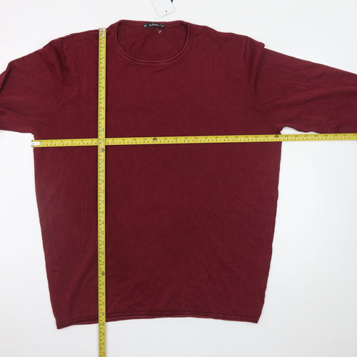 Dunnes Stores Men’s Red Cotton Crew Neck Jumper XL