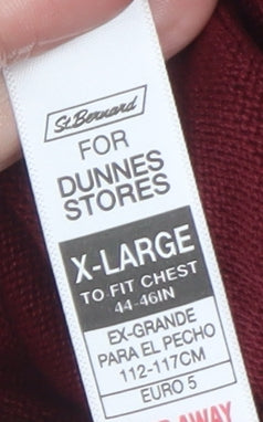 Dunnes Stores Men’s Red Cotton Crew Neck Jumper XL