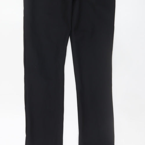 Zara Women’s Black Slim Flared Stretch Trousers Size M