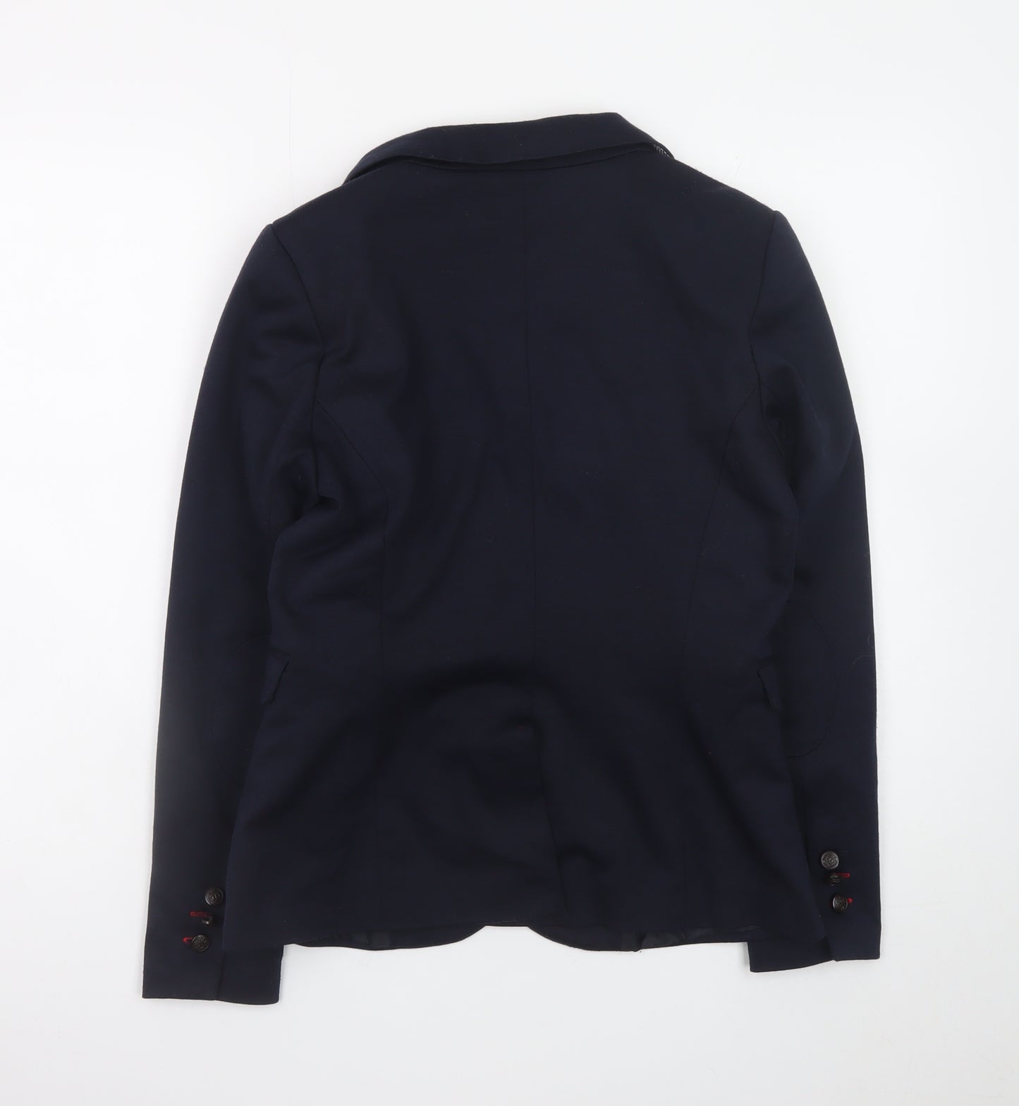 Dunnes Women’s Navy Blue Blazer Size 12 Regular Fit Business Jacket