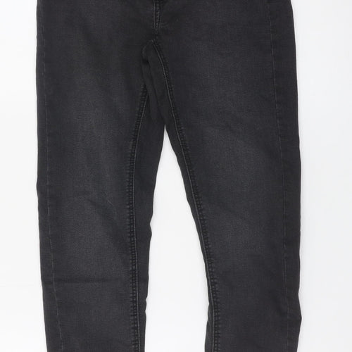 Bershka Women Black Size 10 Skinny High Rise Jeans