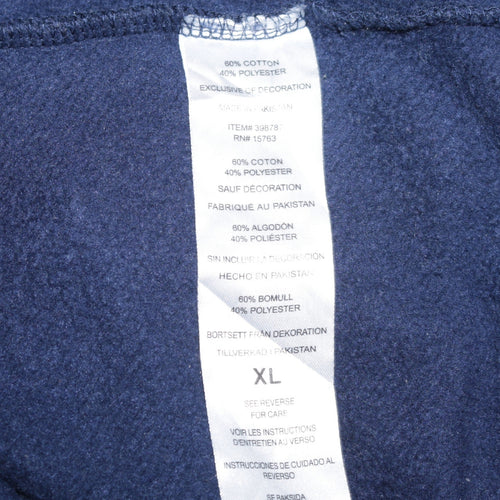 Champion Men's Blue XL Pullover Hoodie Fleece Sweatshirt