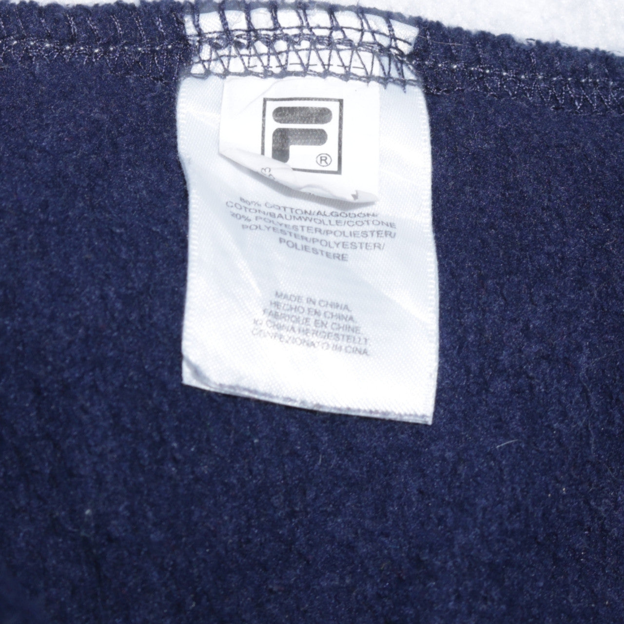FILA Men's Blue Striped Italian Heritage Sweatshirt Size S