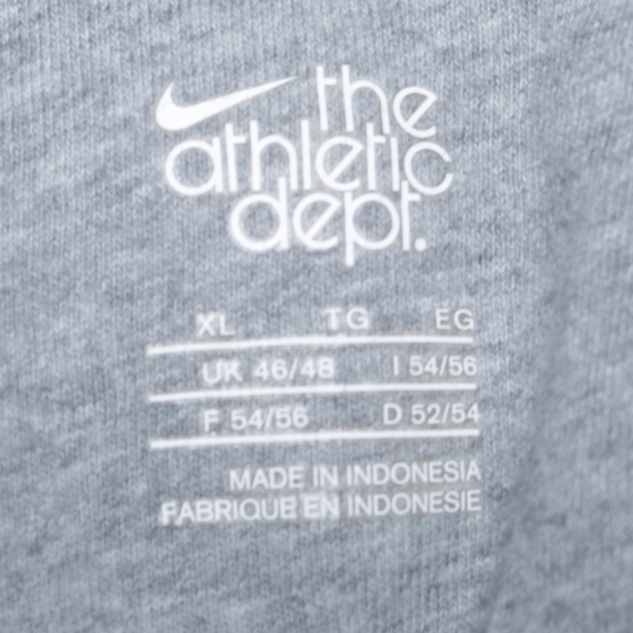 Nike Men's Grey Pullover Hoodie XL Athletic Dept Cotton Blend