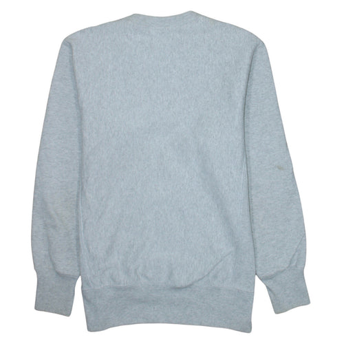 Champion Men's Grey Reverse Weave Crew Neck Sweatshirt Medium