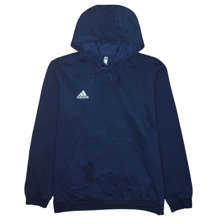 Adidas Men's Blue XL Pullover Hoodie Fleece Sports Sweatshirt