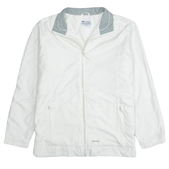 Champion Men's White Lightweight Windbreaker Jacket L