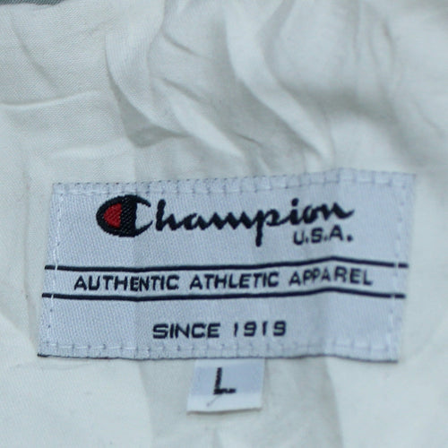 Champion Men's White Lightweight Windbreaker Jacket L