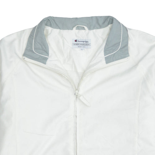 Champion Men's White Lightweight Windbreaker Jacket L