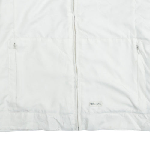 Champion Men's White Lightweight Windbreaker Jacket L