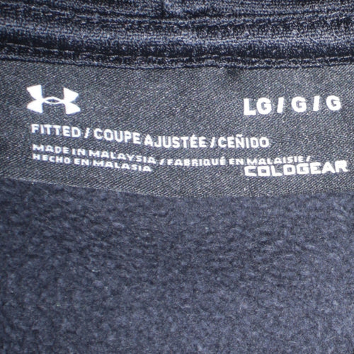 Under Armour Men's Black Pullover Hoodie Size L Fleece Sportswear