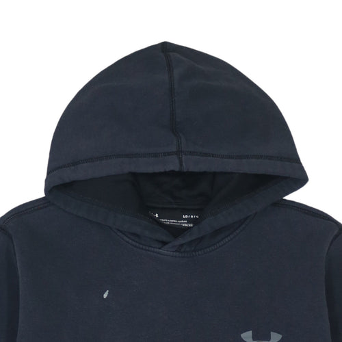 Under Armour Men's Black Pullover Hoodie Size L Fleece Sportswear