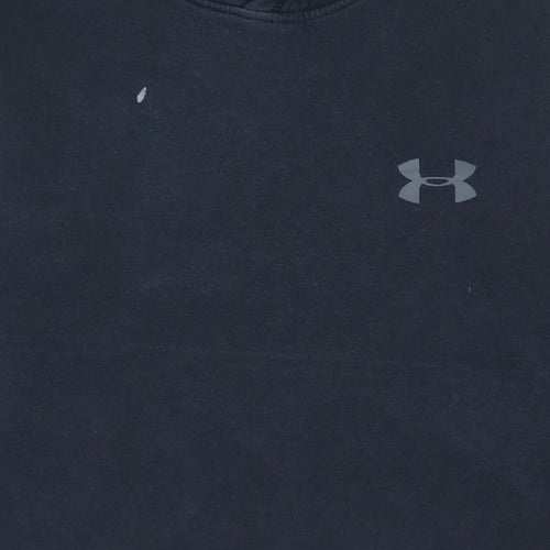 Under Armour Men's Black Pullover Hoodie Size L Fleece Sportswear
