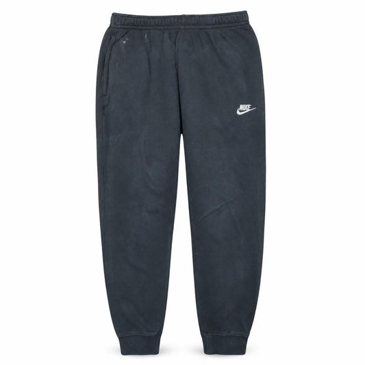 Front view of Nike Men's Black Small Jogger Sweatpants Fleece Trousers
