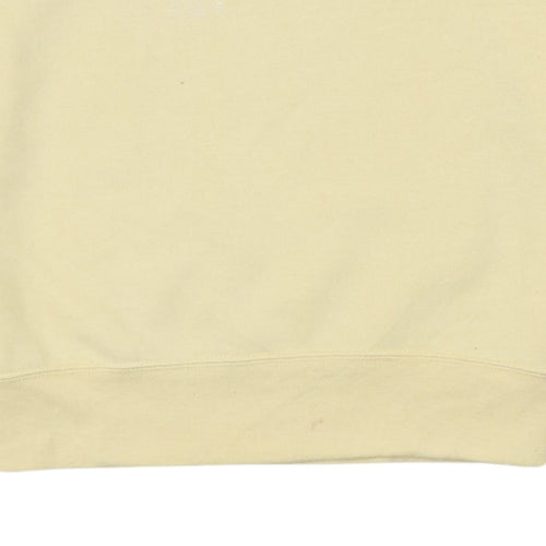 Champion Men's Beige Small Crew Neck Pullover Sweatshirt