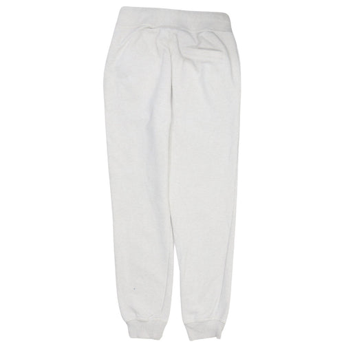 Adidas Womens White Jogger Sweatpants Size 12 Elastic Waist Comfort Fit