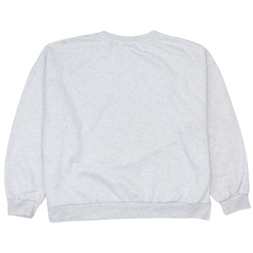 Disney Women Grey Mickey Mouse Graphic Pullover Sweatshirt L 14/16