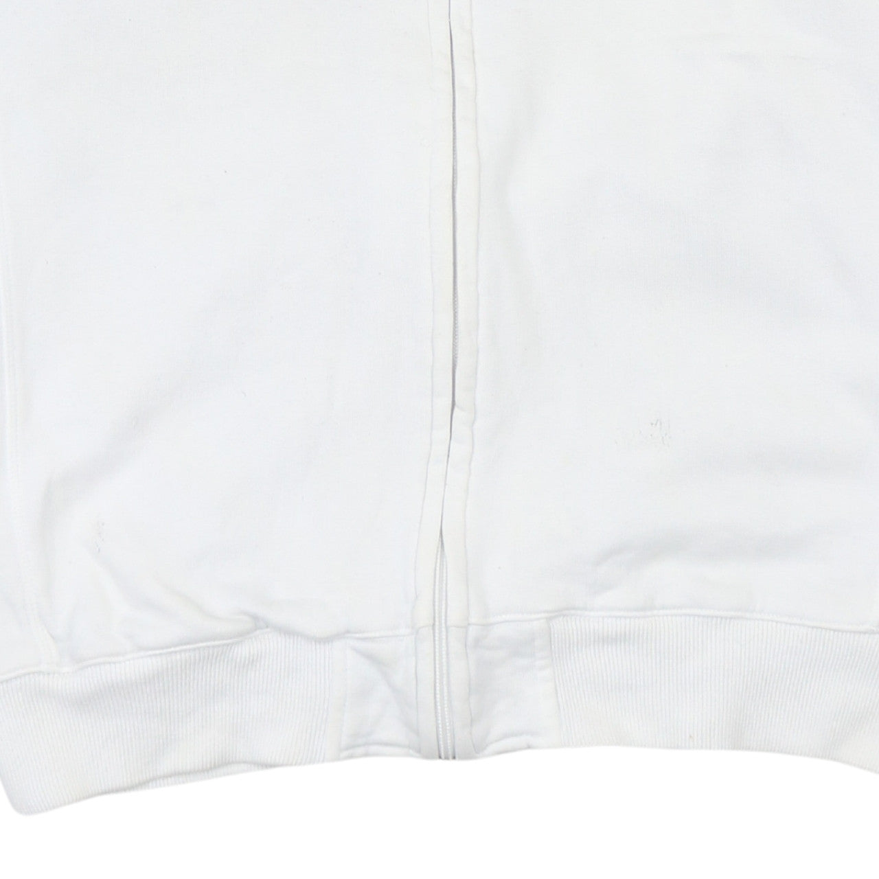 Kappa Mens White XL Full Zip Cycling Logo Sweatshirt