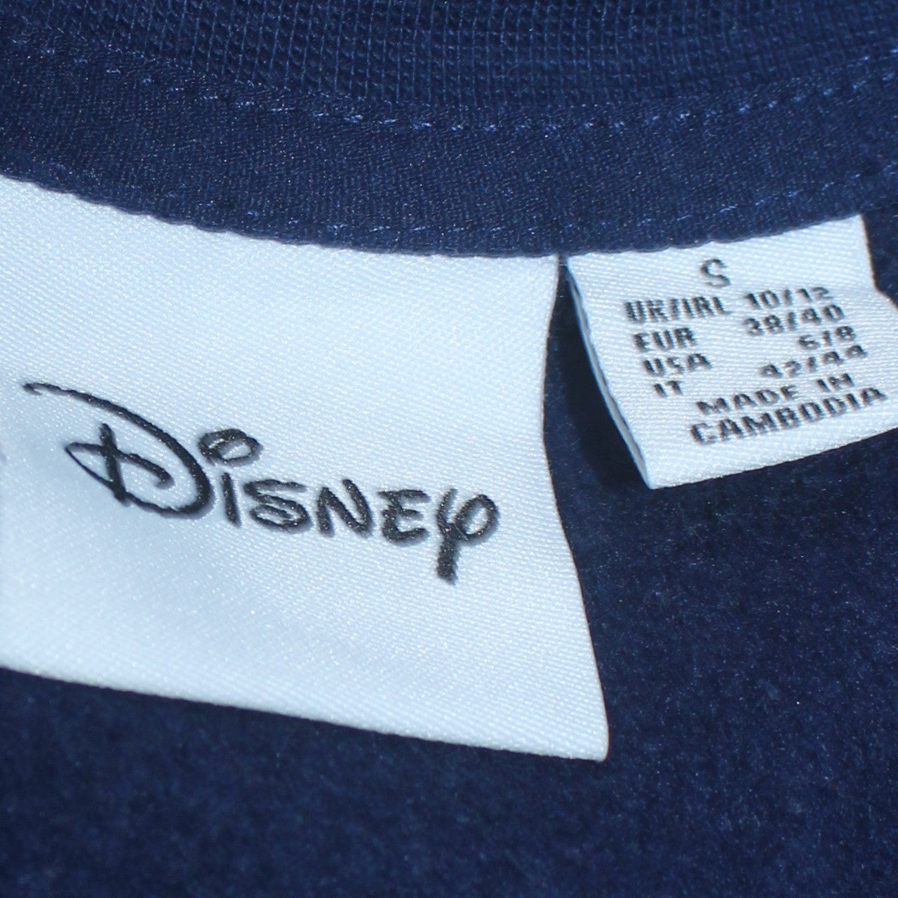 Disney Primark Women Blue Donald Duck New York Sweatshirt Size S