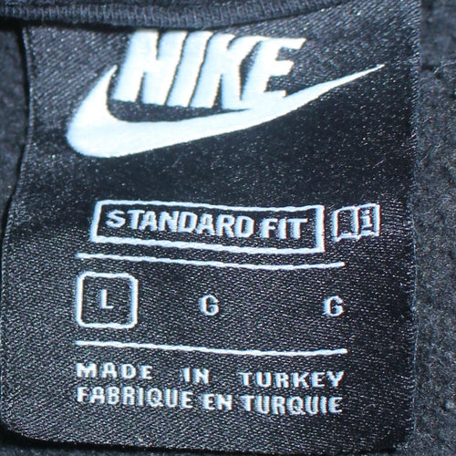 Nike Men's Blue Pullover Hoodie L Standard Fit Fleece Sportswear